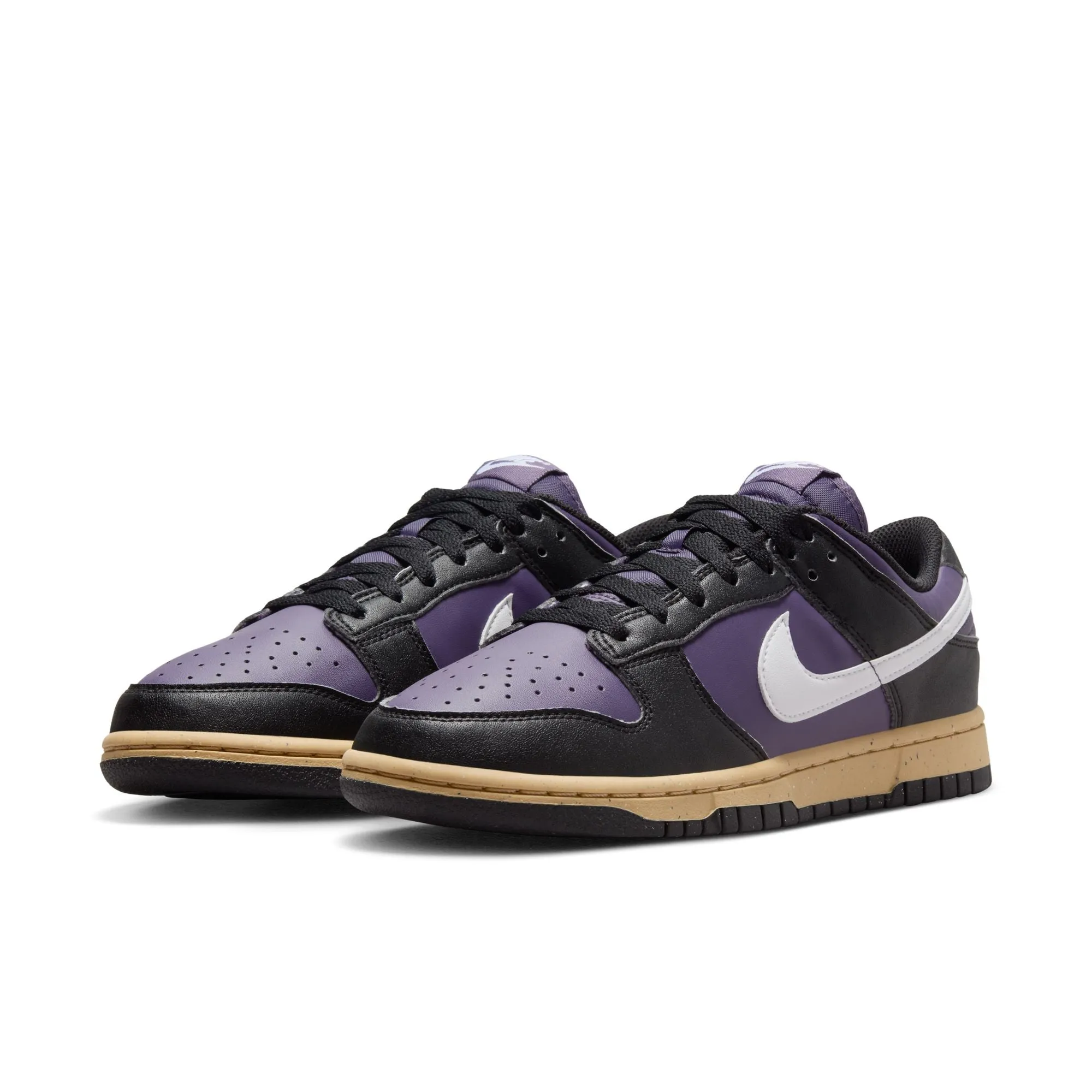 WOMENS NIKE DUNK LOW NEXT NATURE (PURPLE/BLACK)