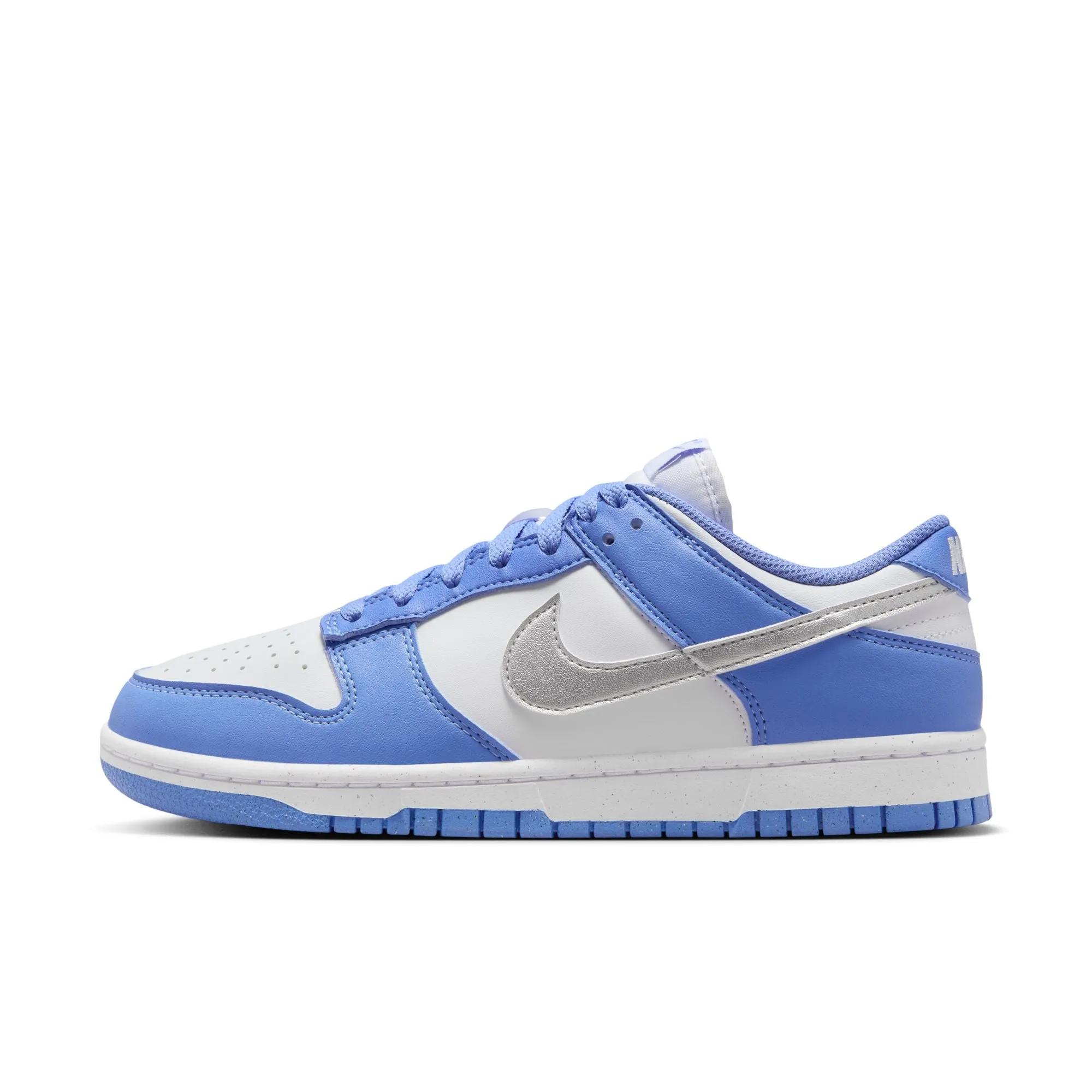 Women's Nike Dunk Low Next Nature - ROYAL PULSE/METALLIC SILVER-WHITE