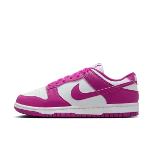 Women's  Nike Dunk Low Next Nature- WHITE/HOT FUCHSIA