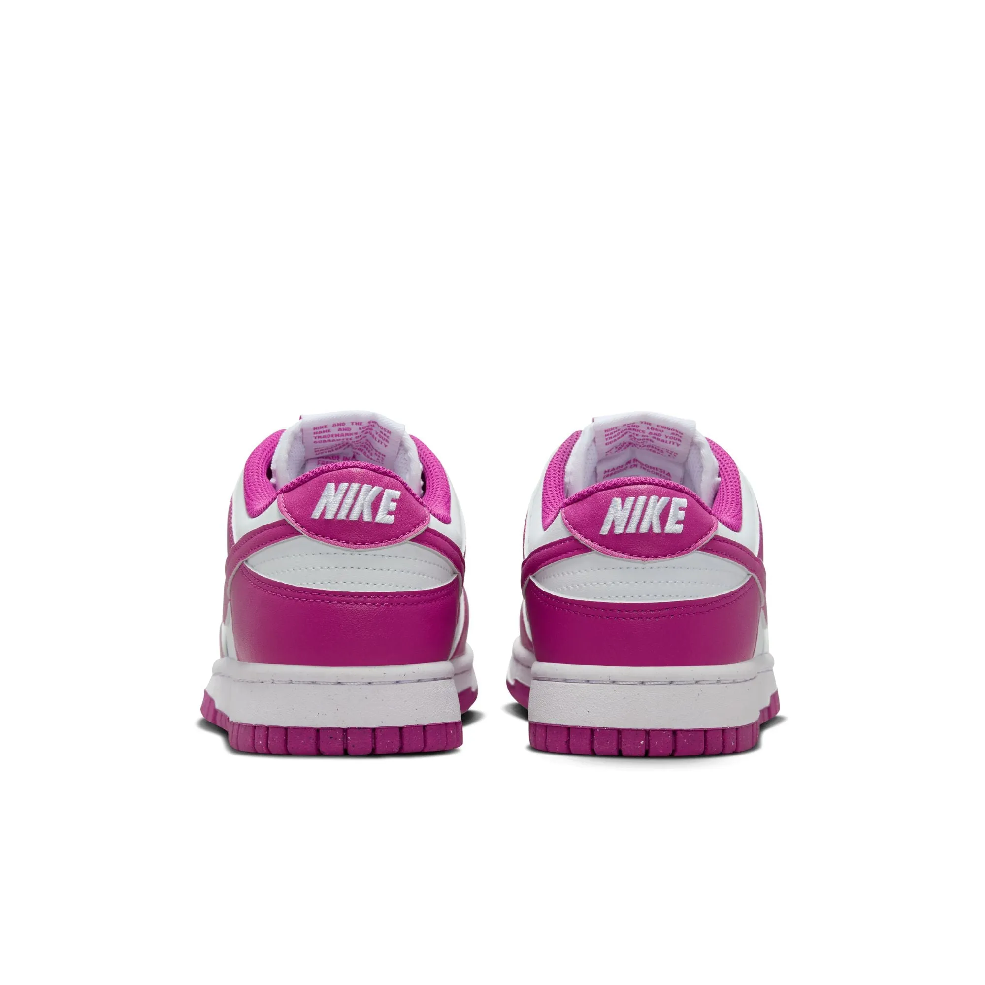 Women's  Nike Dunk Low Next Nature- WHITE/HOT FUCHSIA