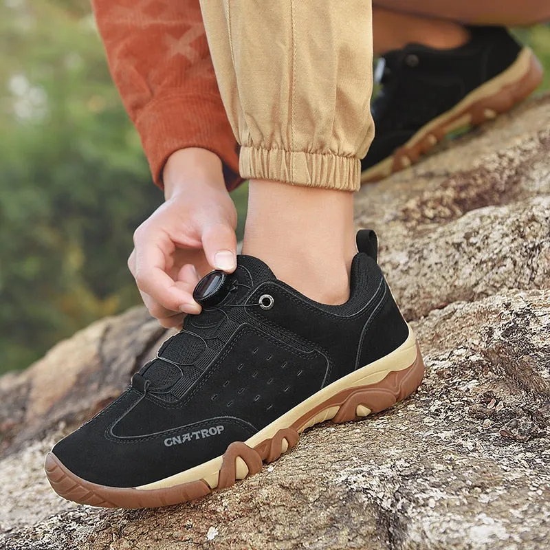 xiangtuibao Suede Leather Hiking Shoes For men Outdoor Camping Sneakers Men Sport Shoes For Trekking