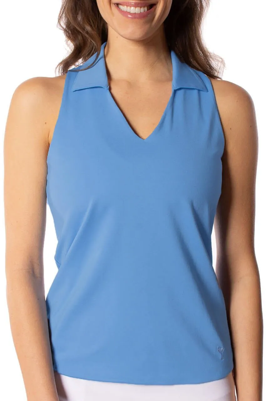 Zoo Blue Sleeveless Lisa Sport Polo