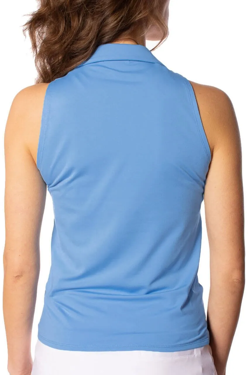 Zoo Blue Sleeveless Lisa Sport Polo