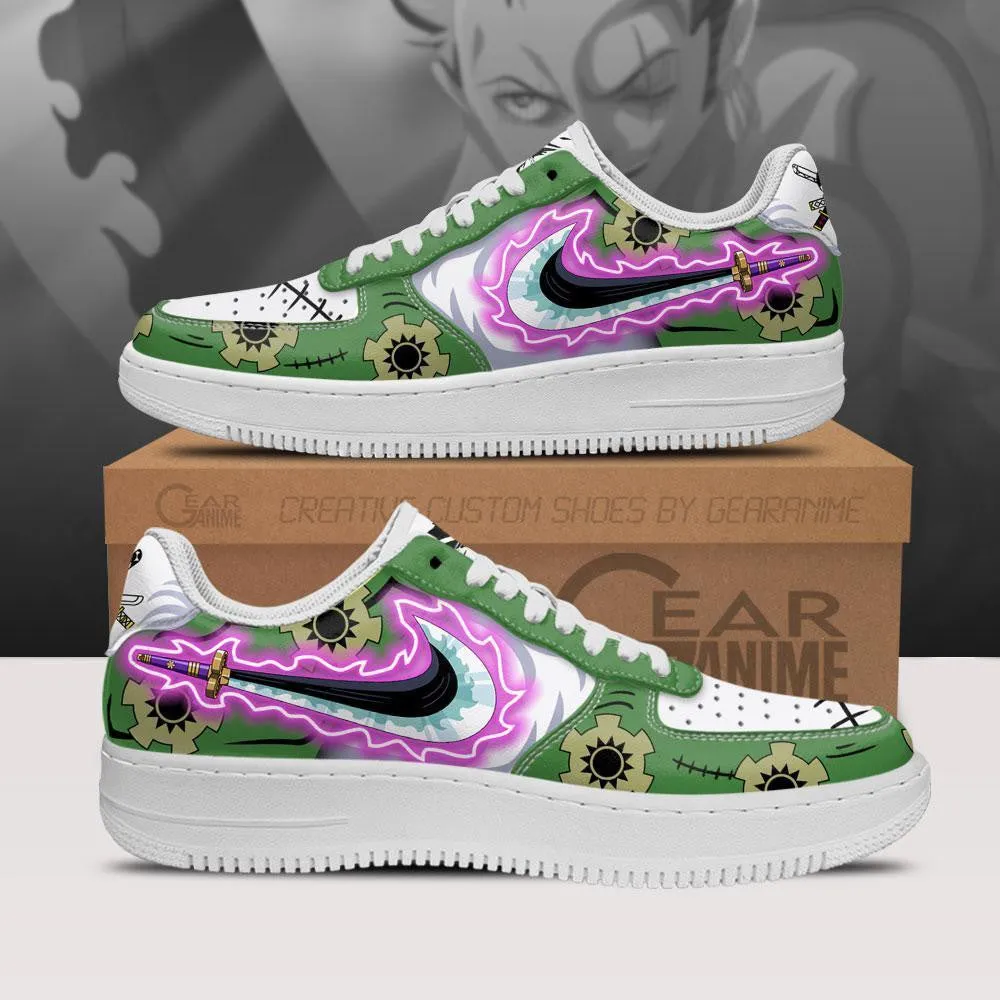 Zoro Enma Blade Air Sneakers Custom Wano OP Anime Shoes